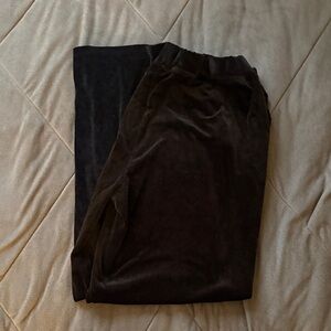 Black Velvet Pants